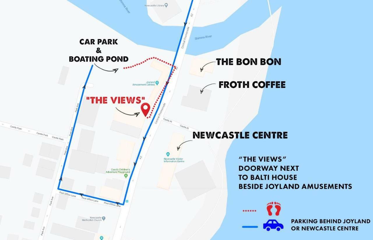 The Views Lejlighed Newcastle  Eksteriør billede